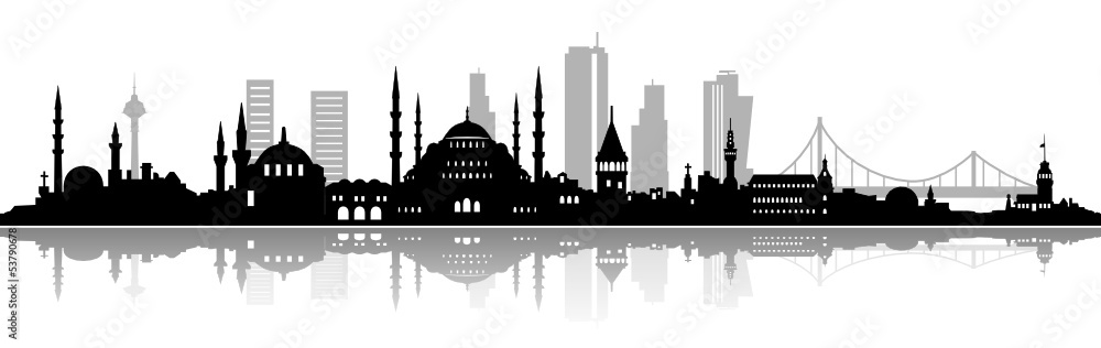 Fototapeta premium Skyline Istanbul