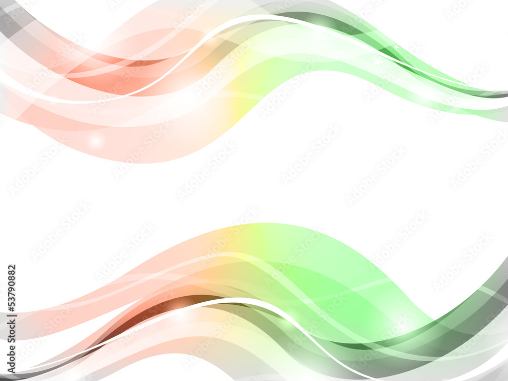 Fototapeta premium Colorful waves