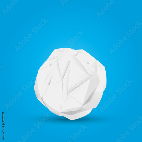 boules de papier froissé