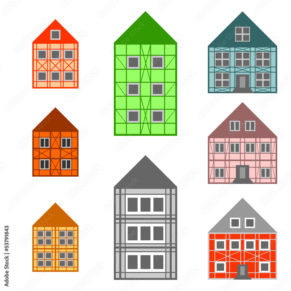 Framework houses set