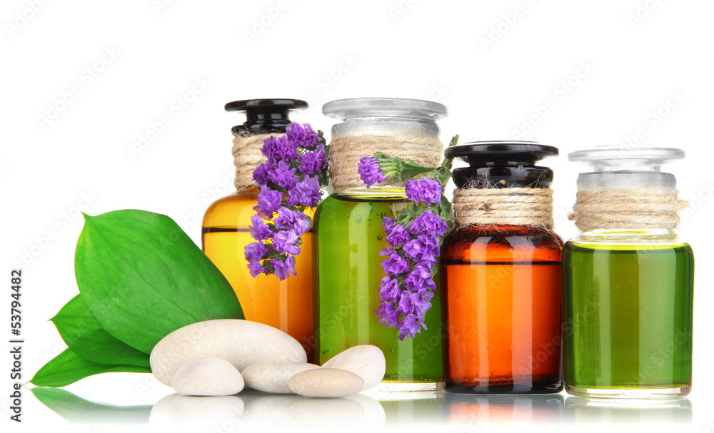 Medicine bottles isolated on white Medicine bottles isolated on white