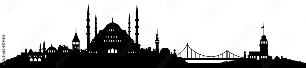 Fototapeta premium Skyline Istanbul