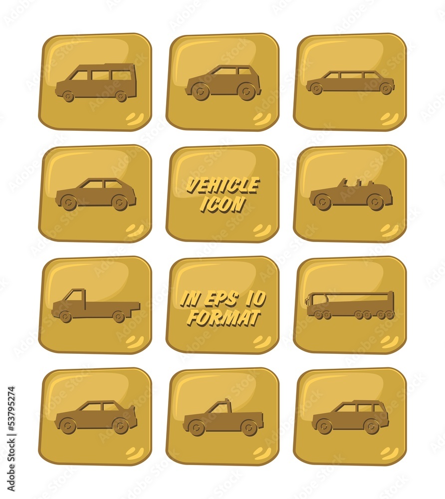 vehicle icon set vehicle icon set