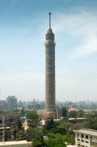 City view of Cairo tower, Egypt. #53795261