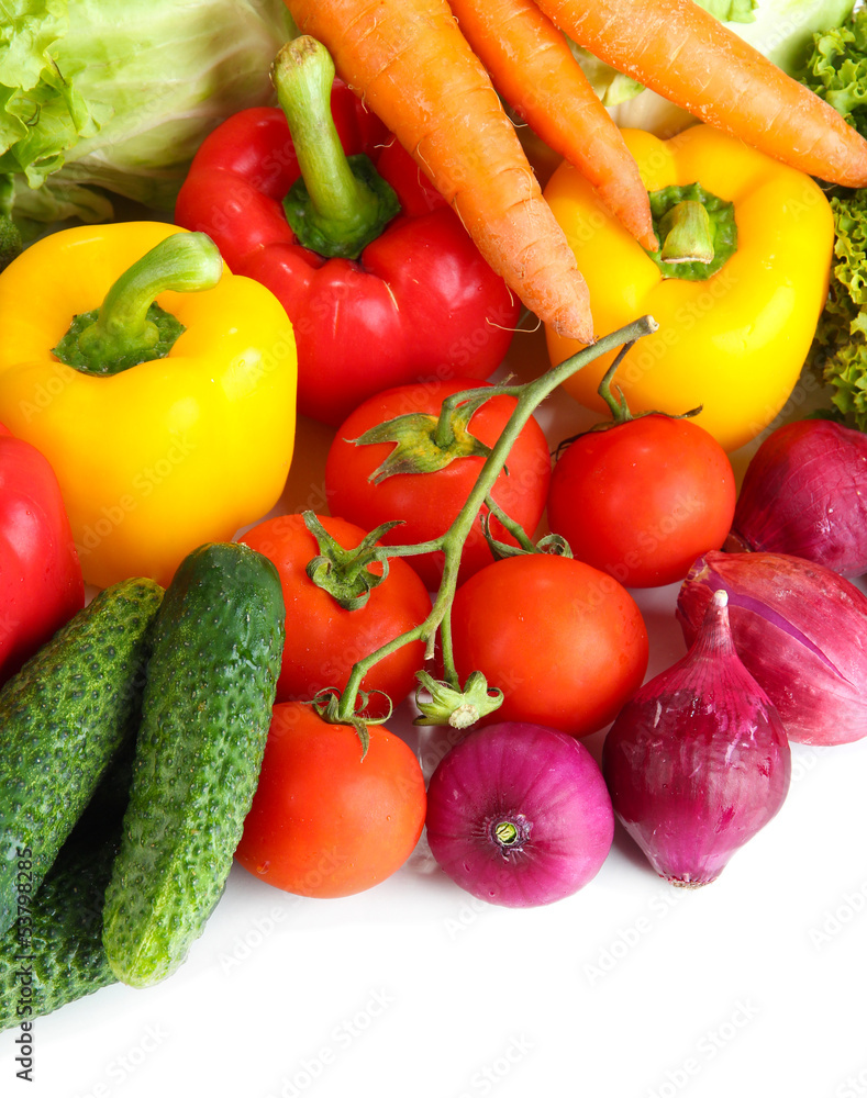 Fresh vegetables close up