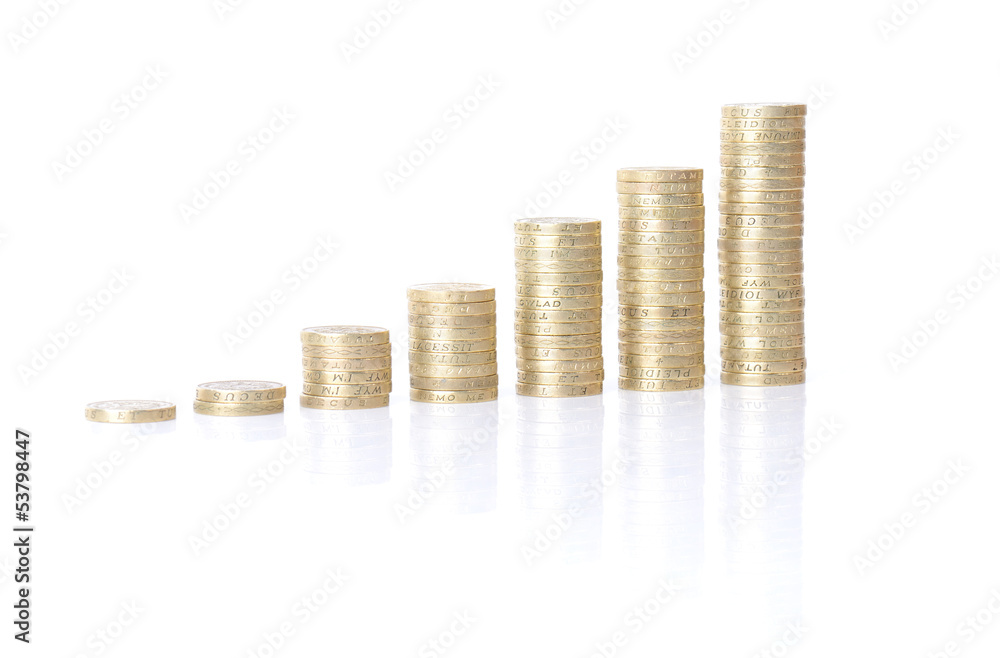 growing coin stacks growing coin stacks