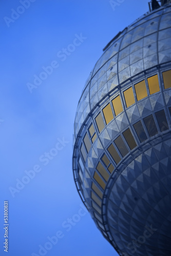 Fernsehturm Berlin Kuppel Nahaufnahme