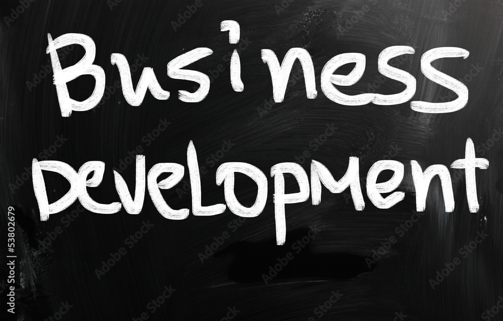 business ideas handwritten with white chalk on a blackboard business ideas handwritten with white chalk on a blackboard
