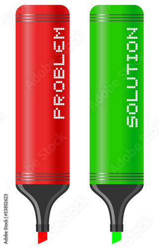 Problem and solution pen
