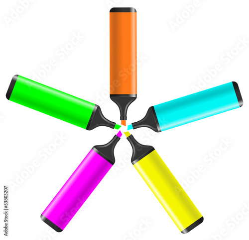 Vector marker color pen