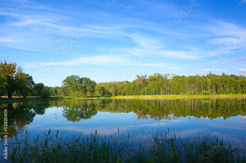 View of the Polish lake