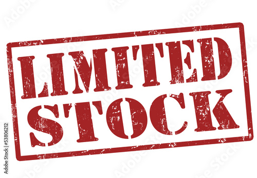 Limited stock stamp