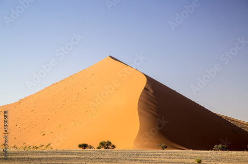 Huge red desert dune