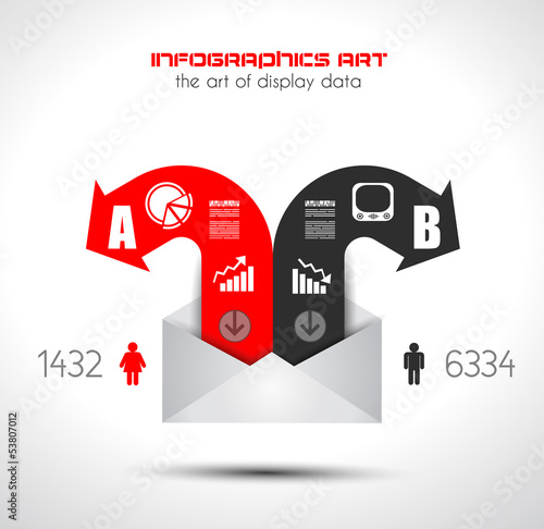 Infographics concept to display your data