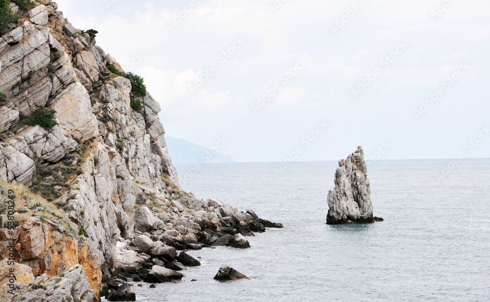 Fototapeta premium The sea and mountains