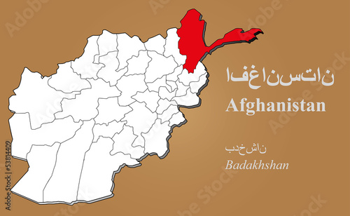 Afghanistan Badakhshan hervorgehoben photo