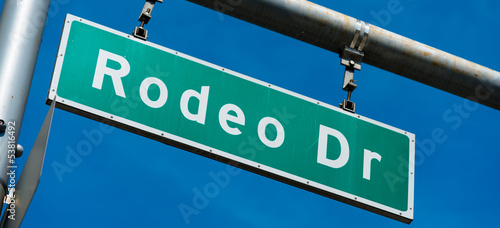 Rodeo Drive Beverly Hills Street Sign