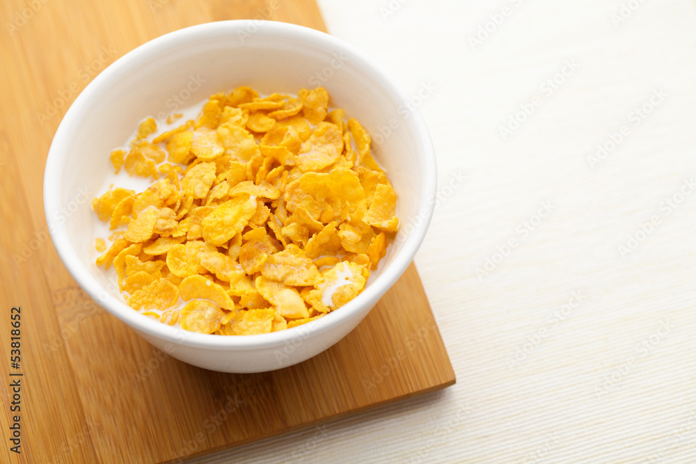 Corn flake in bowl Corn flake in bowl