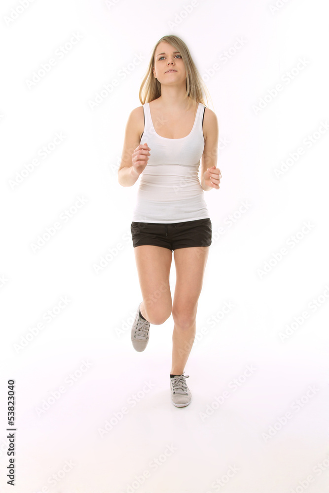 Frau beim Sport Frau beim Sport