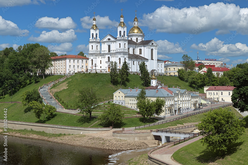 Assumption cathedral in Vitebsk, Belarus