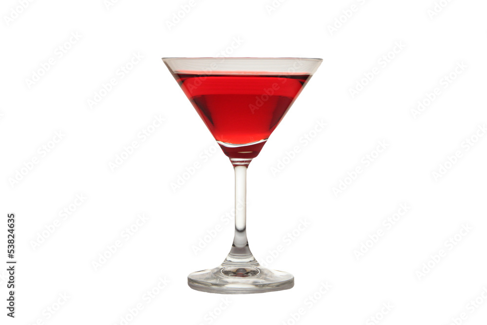 Red Water in a glass. Red Water in a glass.