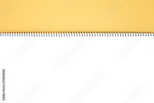 note book isolate on white background