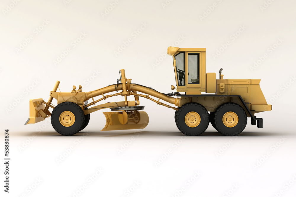 Fototapeta premium Grader in the studio