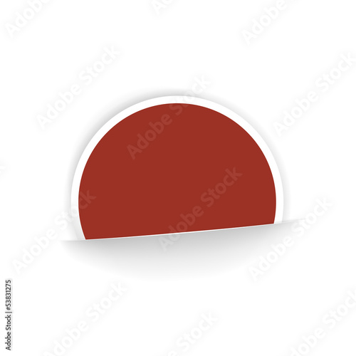 The circle sticker