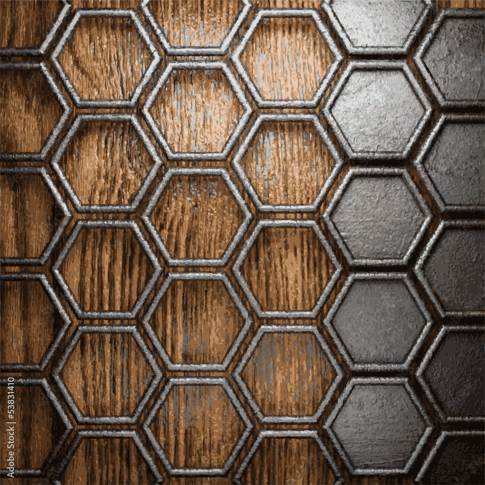 metal and wood background metal and wood background