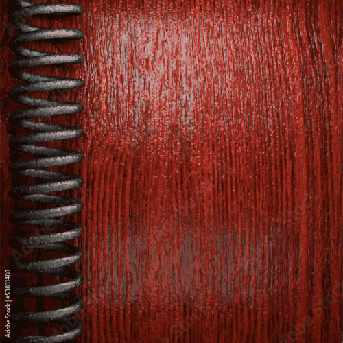 metal and wood background