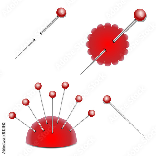 pins and pincushion
