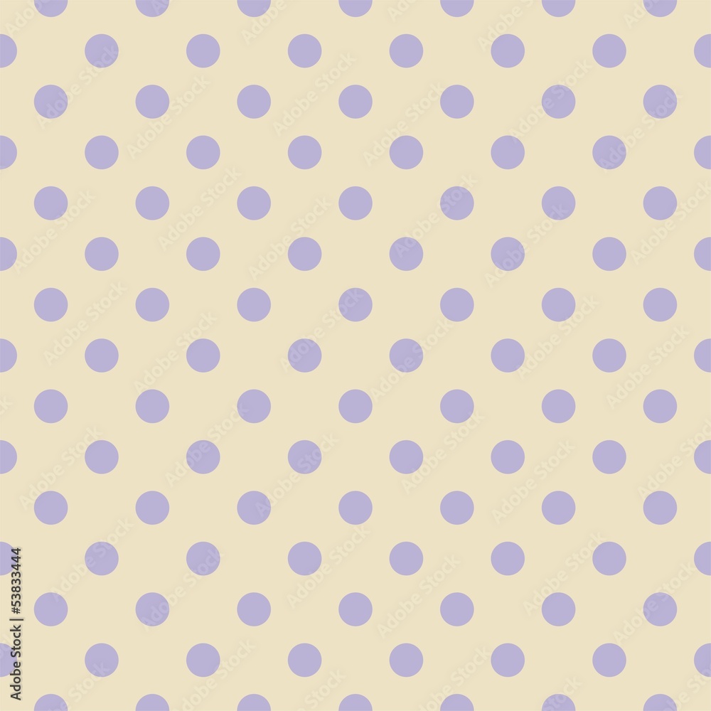 Retro vector pattern violet polka dots light  background