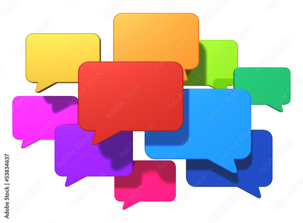 Social networking and internet messaging concept Social networking and internet messaging concept