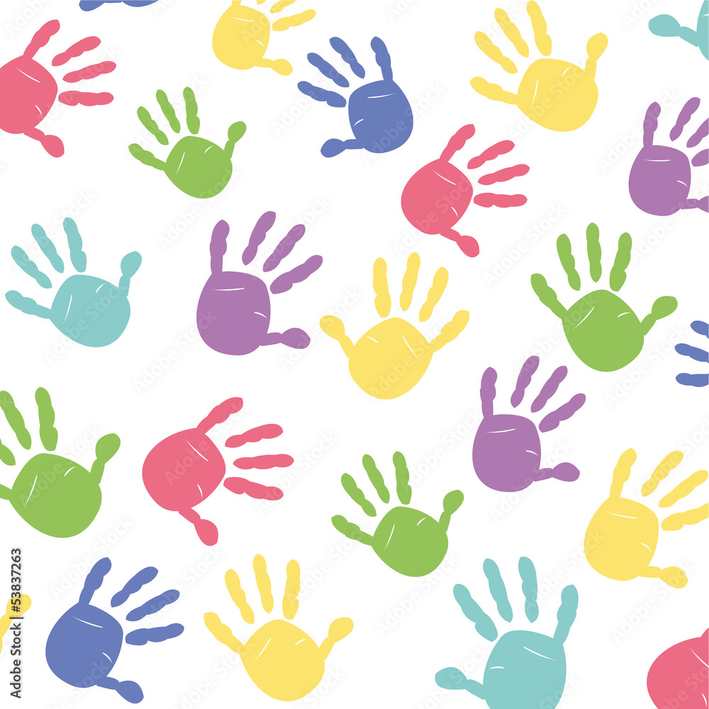 Fototapeta premium Colorful Kids Hands