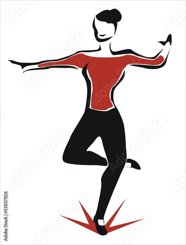 bailando claqué