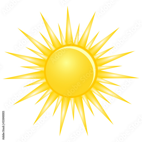abstract sun icon