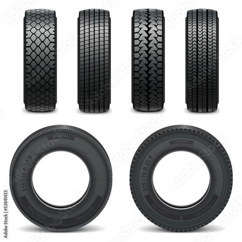 Vector tire icons