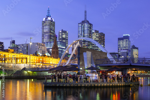 Melbourne Skyline at Dusk © FiledIMAGE