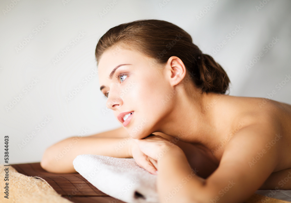 woman in spa woman in spa