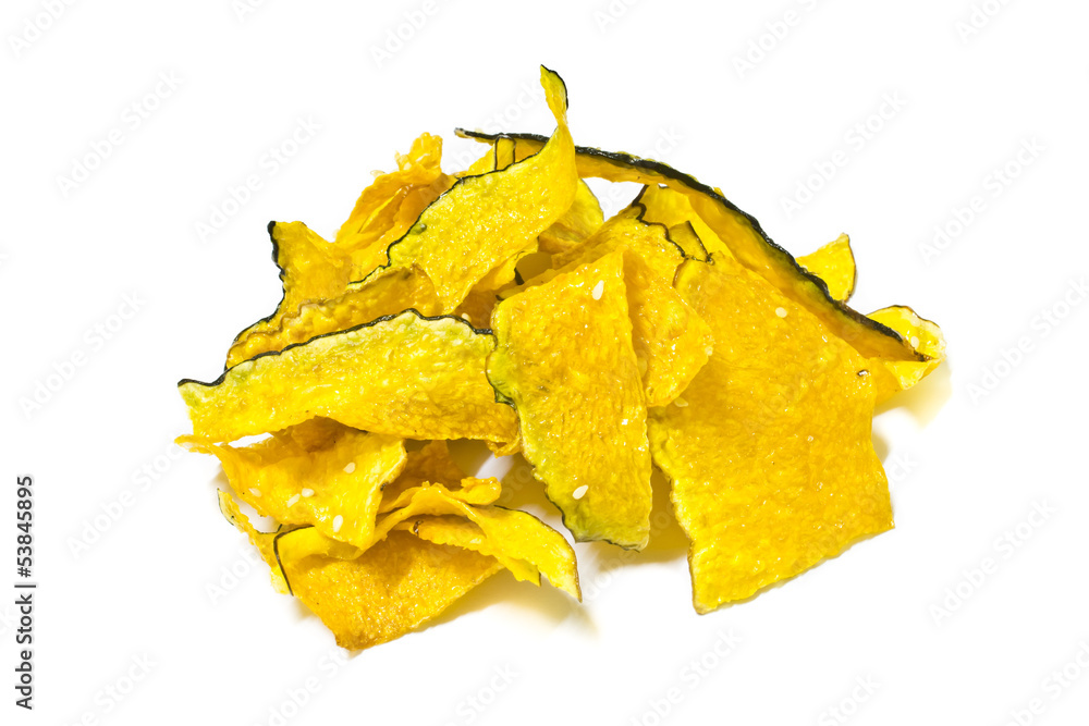 Naklejka premium Fried pumpkin