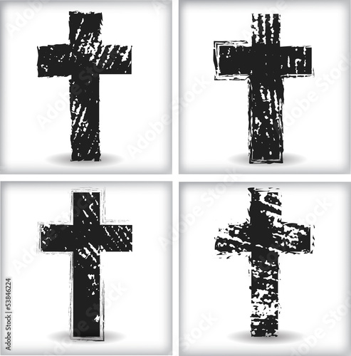 grunge cross