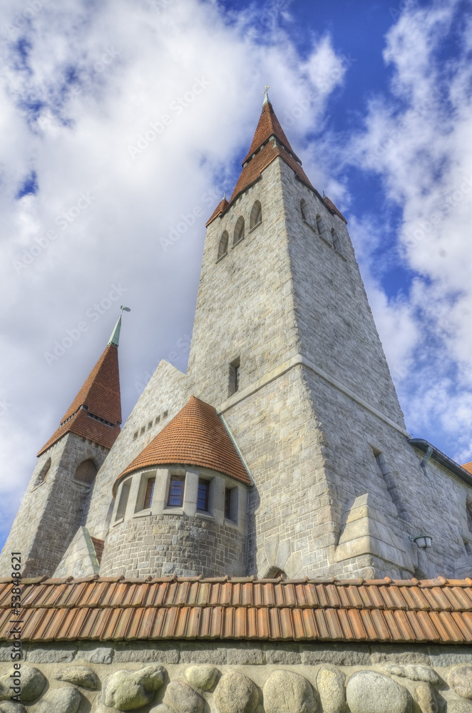 Fototapeta premium Tampere cathedral famous landmark in Finland