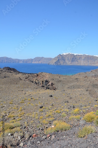 Néa Kameni, île volcanique, Grèce