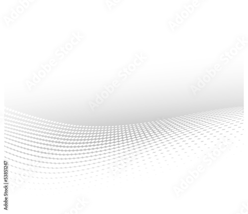 wavy dots abstract white background