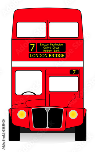 Red double decker bus