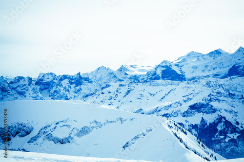 Winter mountains. © EwaStudio