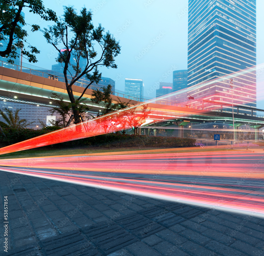 Fototapeta premium the light trails