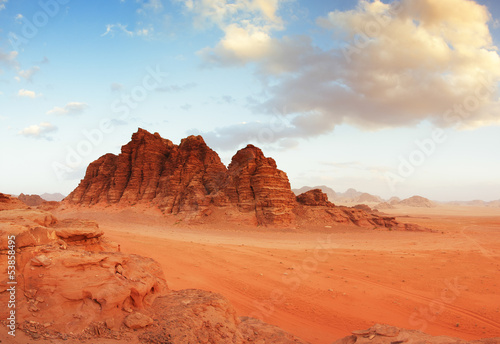 Wadi Rum desert, Jordan photo