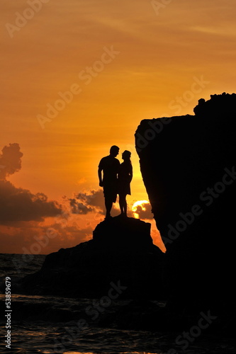 Young Couple at Sunset