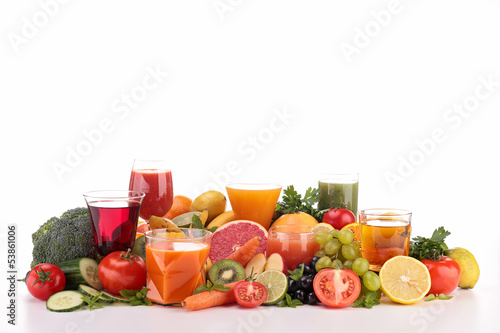 Fototapeta Naklejka Na Ścianę i Meble -  fruit and vegetable juice